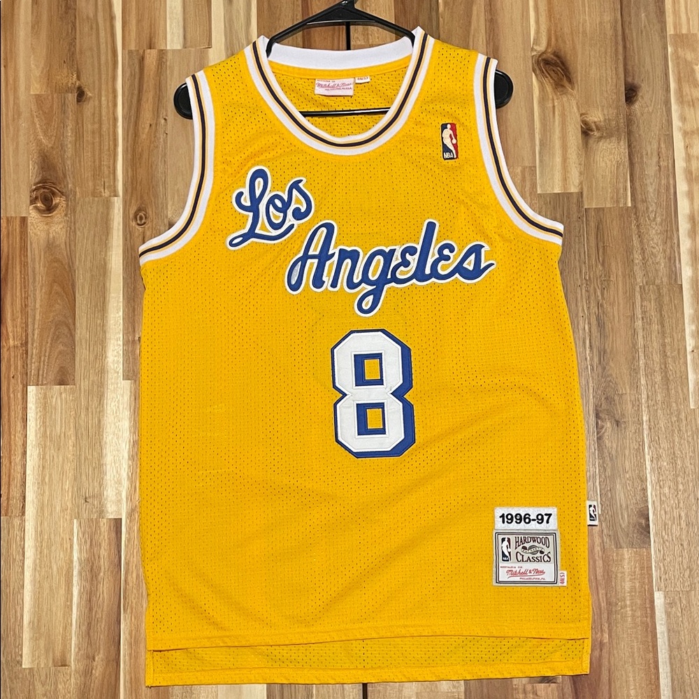 Kobe Bryant Mitchell and ness Los Angeles Basketball Lakers jersey